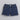 blue cotton lycra shorts with pockets
