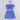 Shop Off-Shoulder Sleeveless Crop Top With Skirt Set-Blue Online