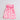 Taffykids floral printed sleeveless tube dress with transparent strap- White/Pink