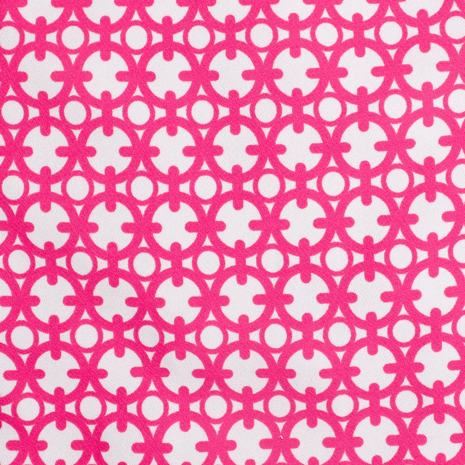 Shop Geometric Printed One Shoulder Aline Dress-Pink/White Online
