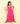 Shop Embroidered And Lace Detail Ethnic Gown-Pink Online