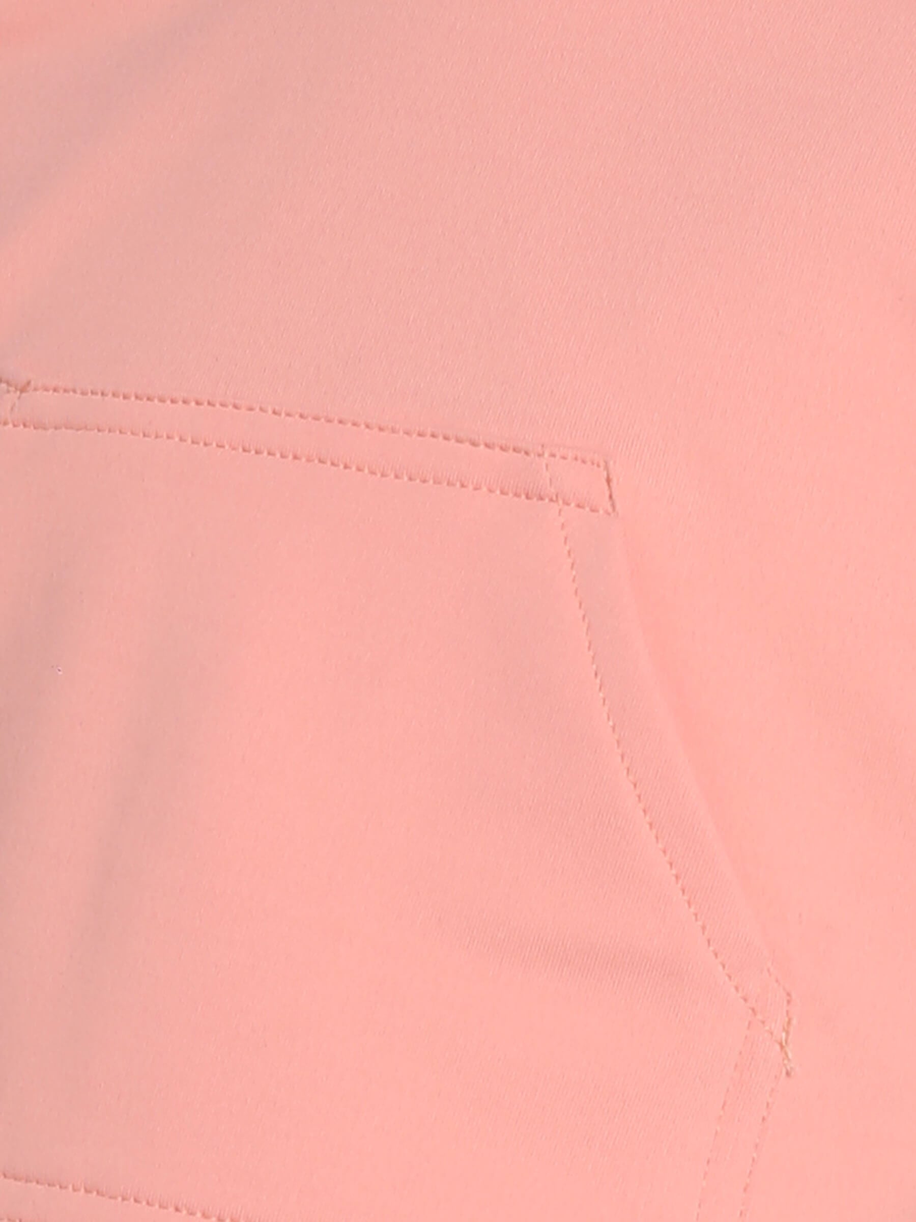 Taffykids full sleeves crop hoodie and slit detailed pant set-peach