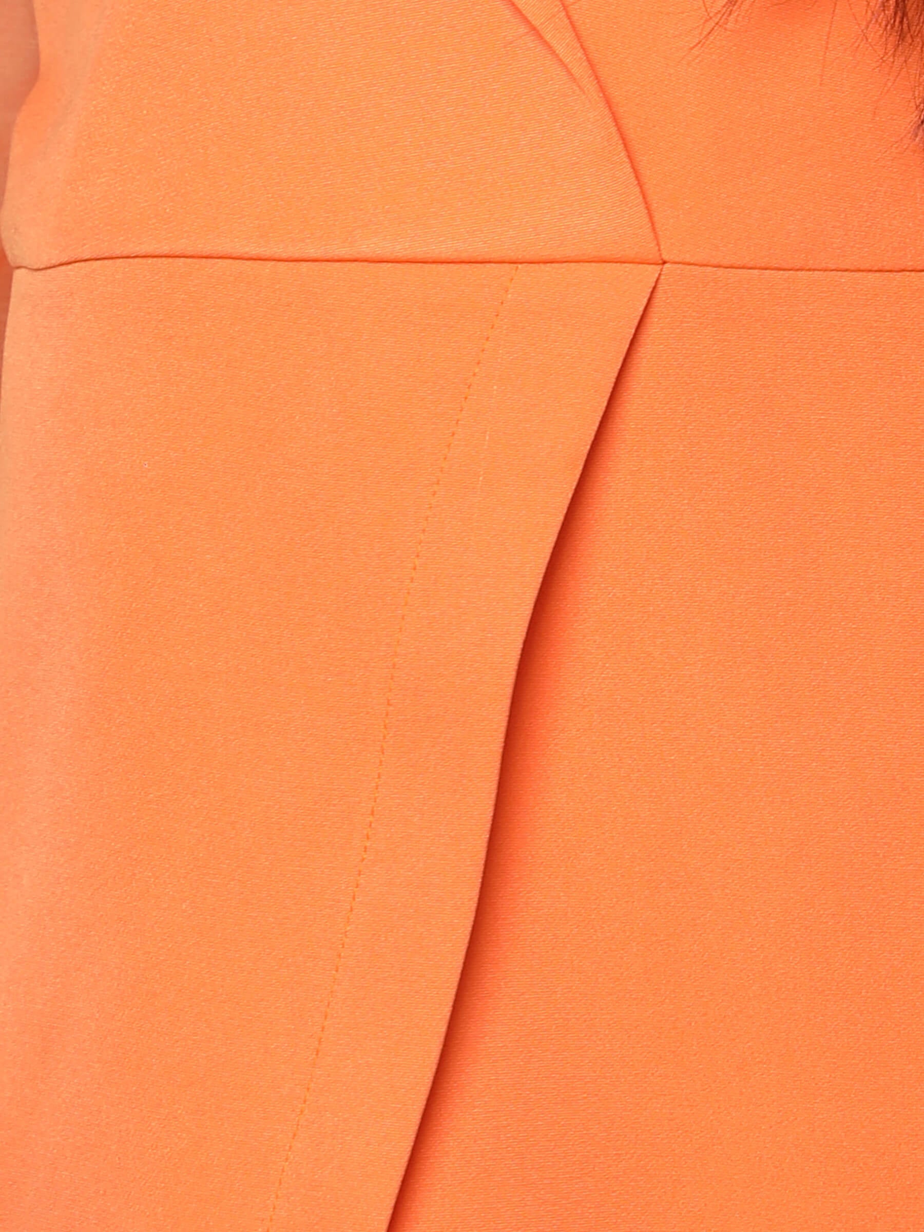 Taffykids full sleeves blazer dress-Orange