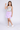 sequins embellish halter party crop top and satin slit skirt set-White/Purple