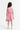 Knit Sleeveless Rose Applique Waistcoat and Matching Skirt Set - Pink