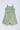 knit sleeveless foil printed Layered playsuit-Green