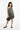 Knit Sleeveless Holographic Asymmetric Layered Party Dress - Multi