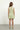 Knit Sleeveless Turtle neck Bubble Hem Dress- Green