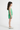 Woven Sleeveless Asymmetric Detail Waistcoat and Matching shorts Set - Green