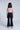 Knit Solid Flare Full length Pants - Navy Blue