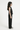 Woven Sleeveless Side Tie up detail halter neck Shirt And Pant set - Black
