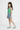 Woven Sleeveless Solid Twist Bow detail Crop Top -  Green