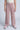 Knit Suede Full Length Regular Pant - Pink