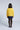 Knit Full Sleeves Flower Detail Cardigan - Yellow