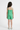 Woven Sleeveless Asymmetric Detail Waistcoat and Matching shorts Set - Green