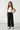 Woven Paperbag Waist Drawstring Detail Full length Pants - Black