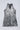 knit sleeveless foil printed halter neck Aline dress-Silver & black