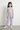 Knit Cap sleeves Cut out detail Crop Top with Matching Cargo pocket detail Joggers Set - Lilac