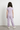 Knit Cap sleeves Cut out detail Crop Top with Matching Cargo pocket detail Joggers Set - Lilac