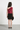 Taffykids Woven Sleeveless One shoulder Frill Detail Party Top and Knit Skirt Set - Red & Black