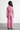 Woven Sleeveless Wrap Tie-up detail Blazer Top and Matching Pant set - Pink