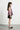 Knit Sleeveless Asymmetric Hem Halter tie up detail A-line Top -  Metallic Pink