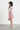 Woven Sleeveless Statement Bow Detail Crop top and Embroidery detail Skirt Set - White & Pink