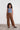 Woven Corduroy Barrel fit Full length Pants - Brown