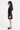 Woven Full sleeves Wrap tie up Detail Crop Blazer and Sequin Skirt Set - Black