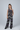 knit sleeveless Ombre printed asymmetric crop top and pant co-ord set-Multi