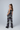 knit sleeveless Ombre printed asymmetric crop top and pant co-ord set-Multi