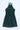 Pleated sleeveless halter neck Party dress - Dark green