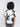 Abstaract Printed half sleeves oversized shirt-Multi