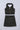 knit sleeveless lurex embellish zip up crop top and matching skirt set-Black & Gold