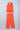Woven sleeveless rose detail halter neck waistcoat top and pant co-ord set-Orange