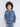 Plaid checkered full sleeves hooded shirt - Blue/Black