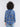 Plaid checkered full sleeves hooded shirt - Blue/Black