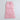 foil printed heart shape cut out detail Aline party dress-Pink