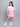 color block drop shoulder half sleeves crop T-shirt and matching skirt set-Pink/Yellow