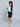 metallic halter neck slit party top and skirt set-Blue/Black