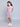 sequins embellished shoulder tie up party crop top and matching skirt set-Pink