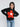 flower knitted full sleeves pullover sweater-Multi