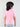 Solid half sleeves collar T-shirt-Pink