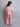 fur off shoulder chain detail party crop top with zipper and pocket detail bell bottom pant set-Peach