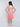 sequin embellished printed halter neck party dress-Red Cream