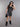 ruffle rose singlet party crop top and matching slit skirt set-bronze