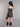 ruffle rose singlet party crop top and matching slit skirt set-bronze