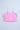 Neat knit sleeveless ruffle detail party crop top-Pink