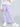 Full Length Solid Sweater Knit Woollen rib Pants - Lilac