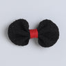 Black Shimmer Bow Hair Clip